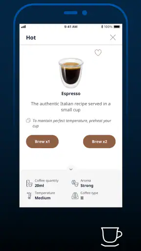 COFFEE LINK De'Longhi screenshot
