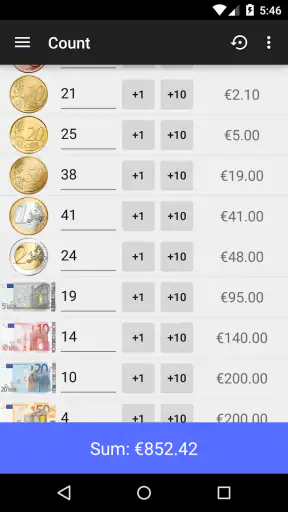 Coin Counter screenshot
