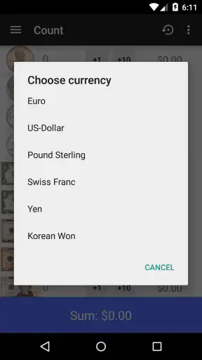 Coin Counter screenshot