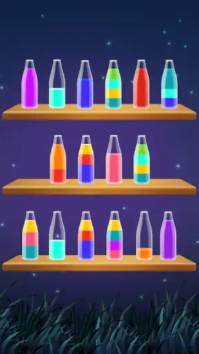 Color Water Sort Wooden Puzzle screenshot