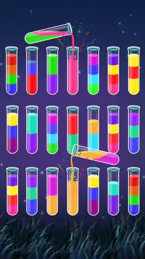 Color Water Sort Wooden Puzzle screenshot