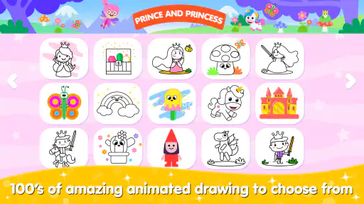 Colorir e desenhar meninas screenshot
