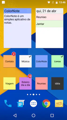 ColorNote Bloco de Notas Lista screenshot