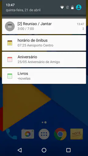 ColorNote Bloco de Notas Lista screenshot