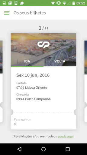 Comboios de Portugal screenshot