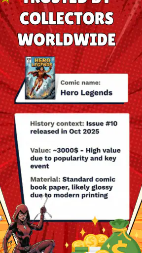 Comic book scanner screenshot