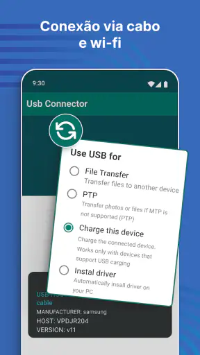 Conector USB - Conectar à TV screenshot