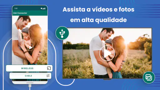Conector USB - Conectar à TV screenshot