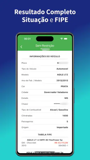 Consulta Placa Fipe e Multas screenshot