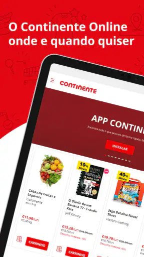 Continente Online screenshot
