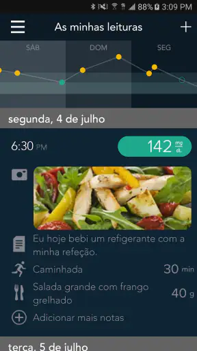 CONTOUR DIABETES app (PT) screenshot