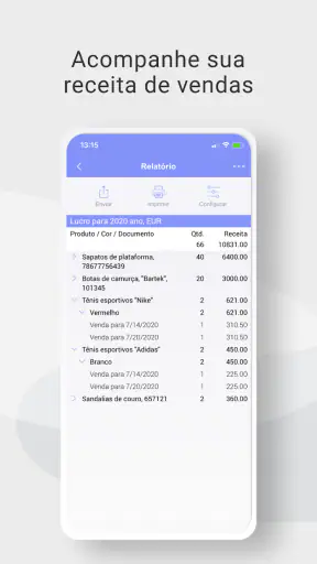 Controle de Vendas e Estoque screenshot