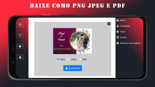 Convite de casamento screenshot