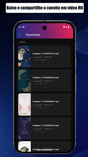 Convite de Casamento em Vídeo screenshot