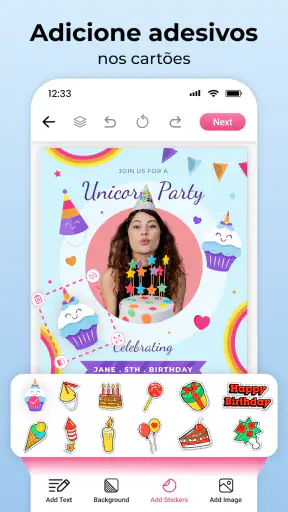 Convite Virtual de Aniversario screenshot
