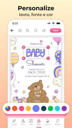 Convite Virtual de Aniversario screenshot