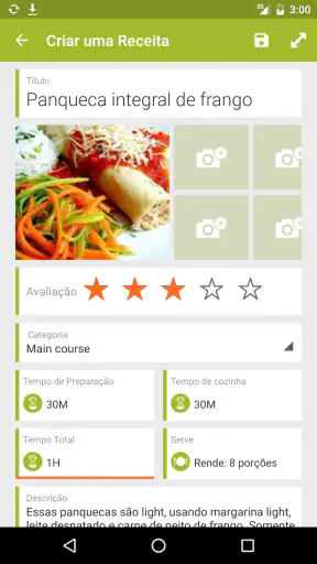 Cookmate - Minhas Receitas screenshot