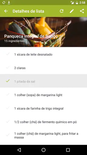 Cookmate - Minhas Receitas screenshot