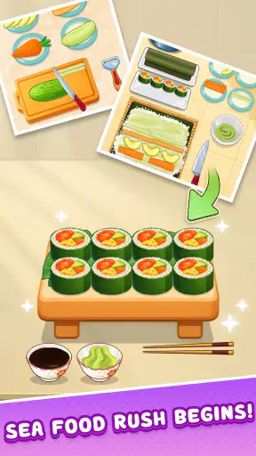 Cookzii: ASMR de culinária screenshot