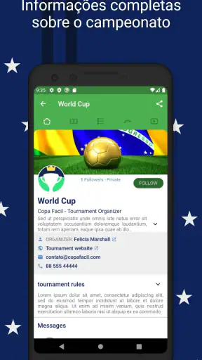 Copa Fácil: Organize torneios screenshot