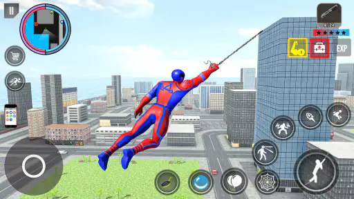 Corda de Aranha Herói do Crime screenshot