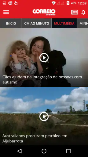 Correio da Manhã screenshot