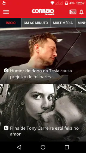 Correio da Manhã screenshot