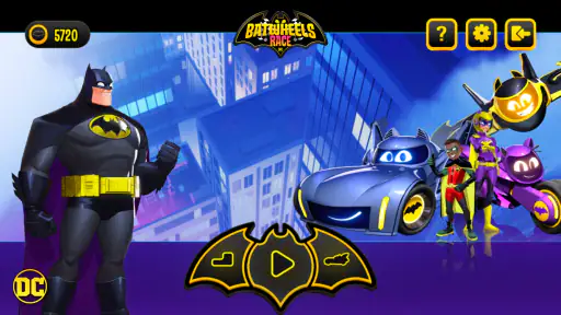 Corrida de Batwheels screenshot