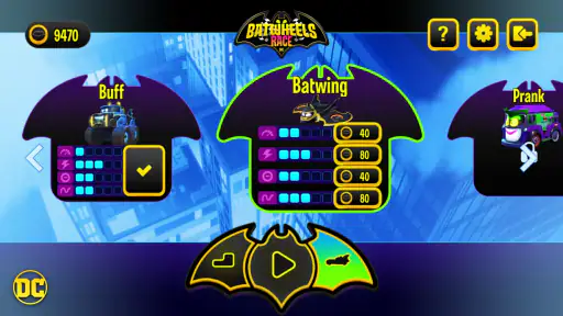 Corrida de Batwheels screenshot
