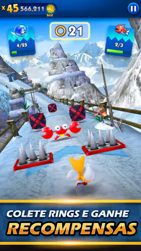 Corrida sem fim Sonic Dash screenshot