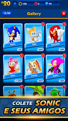Corrida sem fim Sonic Dash screenshot