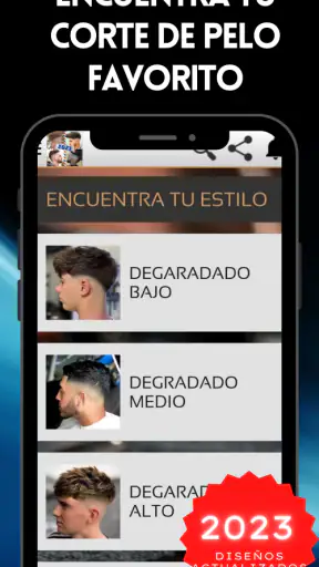 Cortes de Pelo Hombre 2024 screenshot
