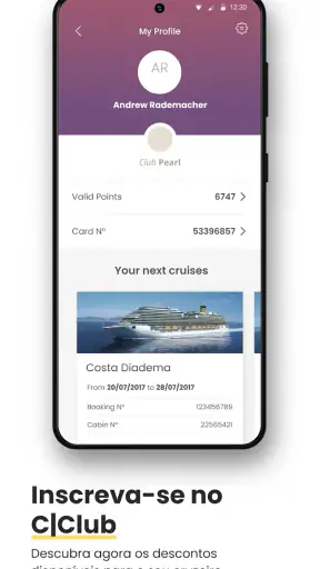 Costa Cruzeiros screenshot