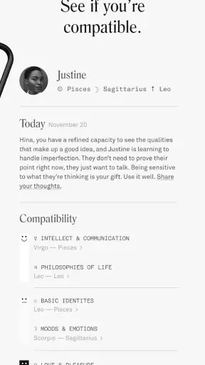 Co–Star Personalized Astrology screenshot