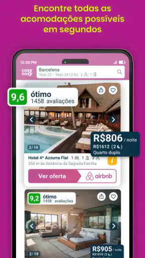 Cozycozy: Todas as acomodações screenshot