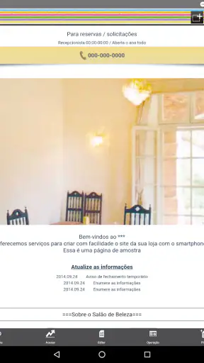 Crayon – Fácil criador de site screenshot