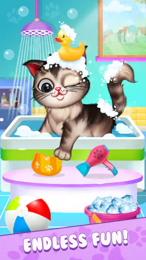 Creche para gatos bebês Jogo screenshot