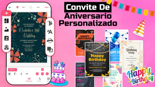 Criador de Convites Virtuais screenshot