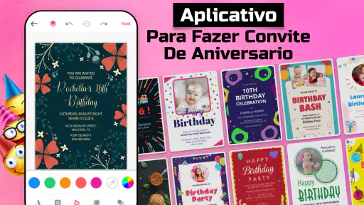 Criador de Convites Virtuais screenshot