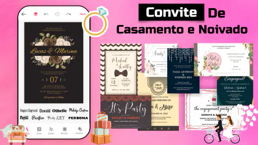 Criador de Convites Virtuais screenshot