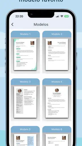 Criador de Currículo Vitae PDF screenshot