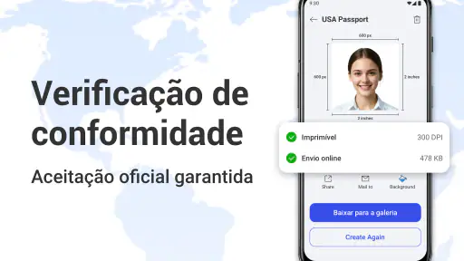 Criador fotos para passaporte screenshot