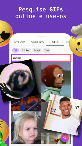 Criar figurinhas animadas, FSM screenshot