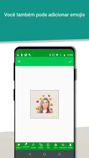 Criar Figurinhas: WA Stickers screenshot