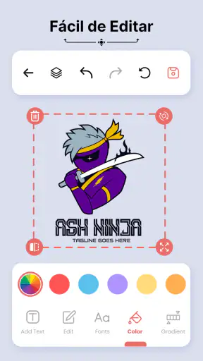 Criar Logo:Criador de Logotipo screenshot