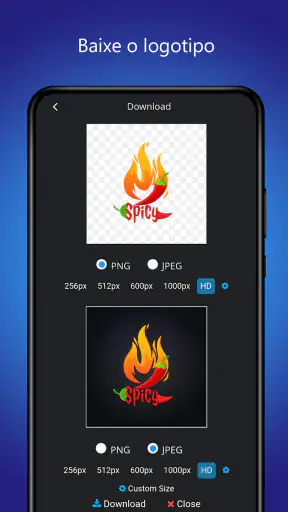 Criar Logotipo design logo app screenshot