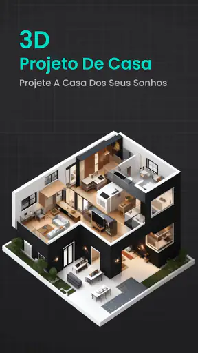 Criar planta baixa de casa 2D screenshot