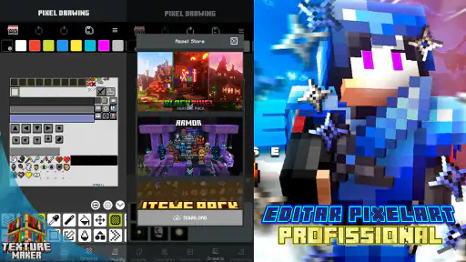 Criar texturas para Minecraft screenshot