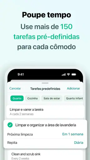 Cronograma de Tarefas de Casa screenshot