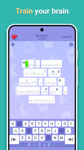 Cryptogram - Palavras Cruzadas screenshot